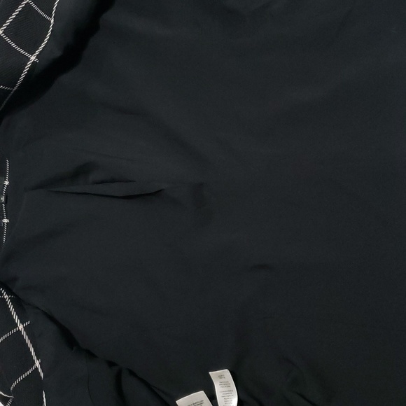 Windowpane-Print Single-Button Jacket - Picture 7 of 7